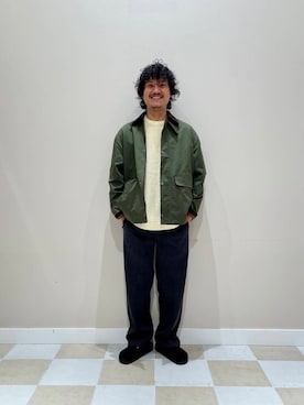 「アイテム（ミリタリージャケット）」を使った、よねさん（メンズ・172cm）の秋コーディネート