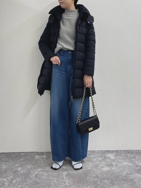 「TATRAS」｜「アイテム（ショルダーバッグ）」を使った、nol sachiさん（レディース・164cm）の冬コーディネート