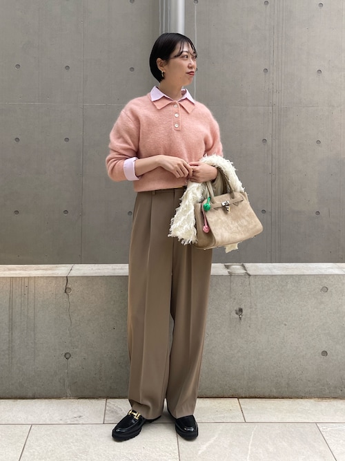 セール】モヘヤポロ衿プルオーバー（ニット/セーター）｜NOLLEY'S