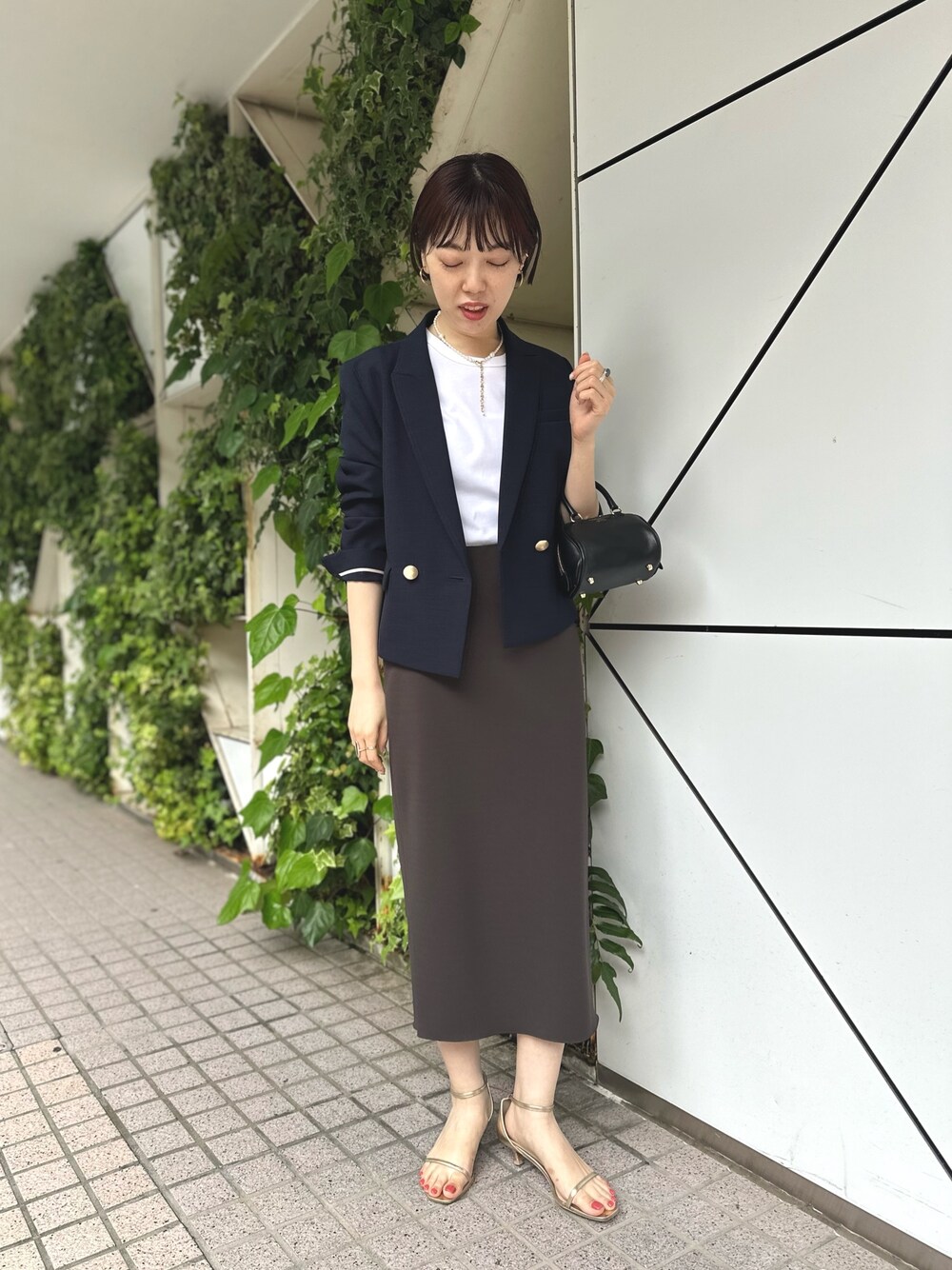 ウォッシャブルドライシャンブレーショートジャケットを使った人気