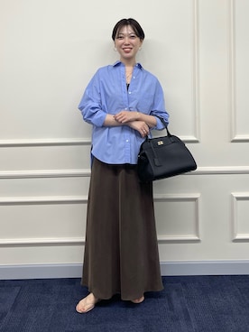 「アイテム（ブレスレット）」を使った、nol sachiさん（レディース・164cm）の秋コーディネート