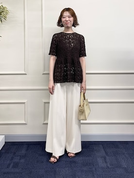 「grace grace （グラスグラス）のアイテム」を使った、nol sachiさん（レディース・164cm）の春コーディネート