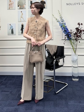 「アイテム（リング）」を使った、nol sachiさん（レディース・164cm）の秋コーディネート