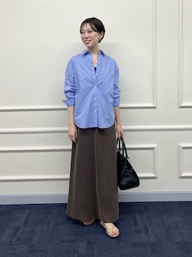 「アイテム（ブレスレット）」を使った、nol sachiさん（レディース・164cm）の秋コーディネート