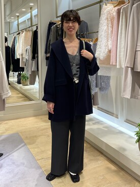 「NOLLEY’S Sophi（ノーリーズソフィ）のアイテム（その他アウター）」を使った、nol sachiさん（レディース・164cm）の秋コーディネート