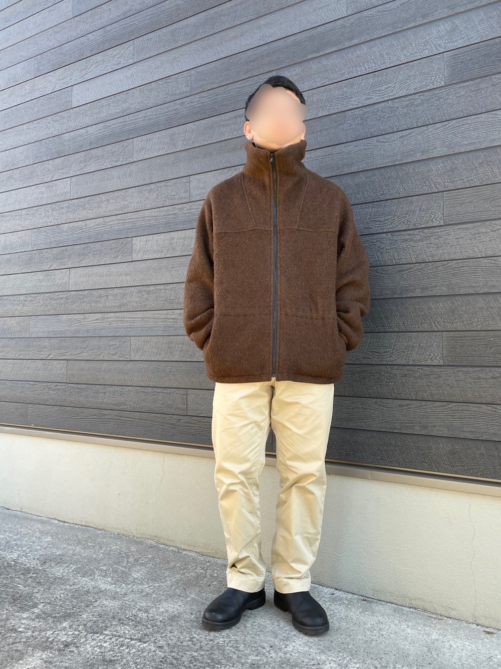 ＜H＞WOOL FLEECE ZIP JACKET/ジャケット H＞ナッピング ウール ジップジャケット ＜H＞WOOL FLEECE ZIP JACKET