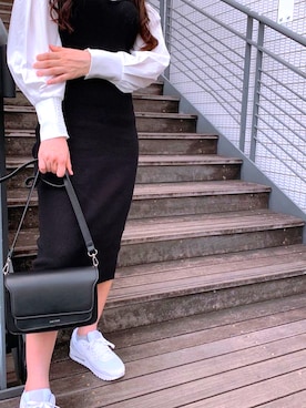 「LIPSERVICE（リップサービス）のアイテム（ワンピース/ドレス）」を使った、ayachiさん（レディース・158cm）の夏コーディネート