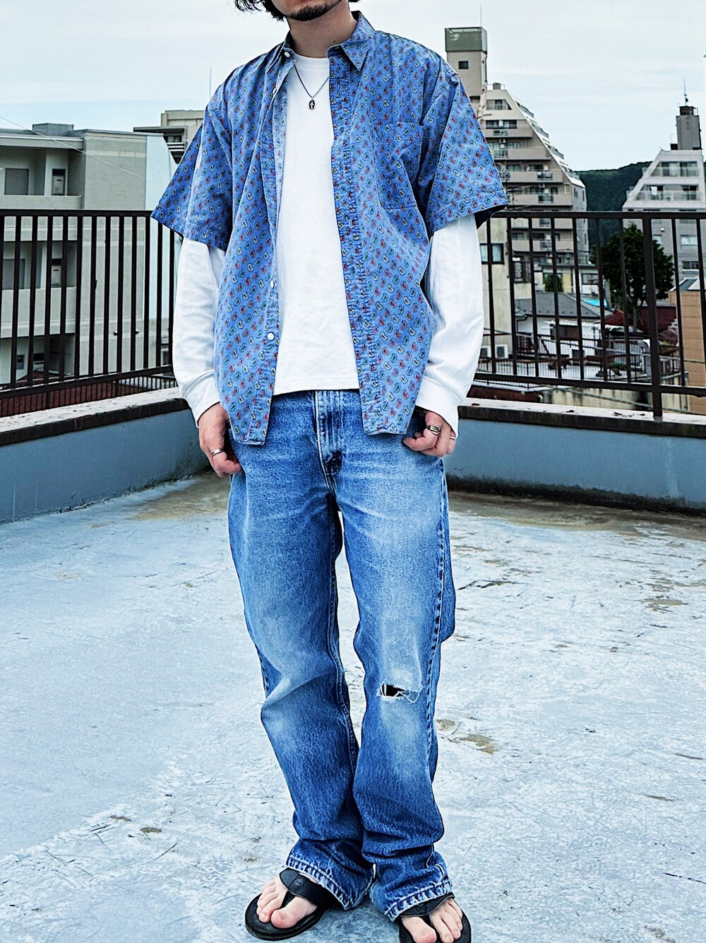 【No.S10】Levi’s505 blackdenim スポーティーラフコーデ No.S10】Levi's505 blackdenim スポーティーラフコーデ