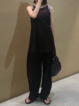 「ワントーン」｜さくらこさん（レディース・160cm）の夏コーディネート