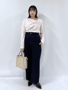 「ROPE' PICNIC（ロペピクニック）のアイテム（パンプス）」を使った、yaeさん（レディース・148cm）の秋コーディネート