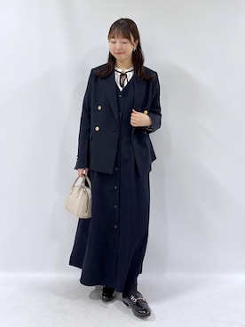 「アイテム（ジャンパースカート）」を使った、yaeさん（レディース・148cm・20代）の夏コーディネート