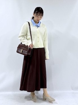 「アイテム（パンプス）」を使った、yaeさん（レディース・148cm）の秋コーディネート