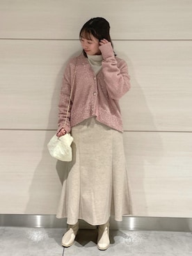 「GDK14120」｜yaeさん（レディース・148cm）の冬コーディネート
