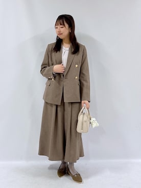「アイテム（カチューシャ）」を使った、yaeさん（レディース・148cm・20代）の秋コーディネート
