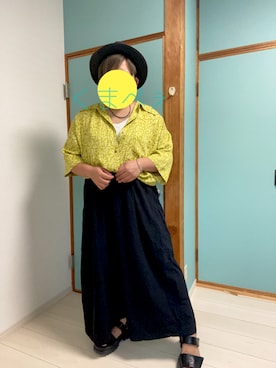 「ジーナシス」｜「アイテム（サンダル）」を使った、とどさん（レディース・154cm）の春コーディネート