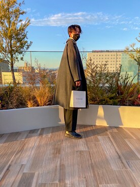 Zara ザラ のチェスターコートを使ったメンズ人気ファッションコーディネート Wear