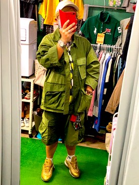 「AIR MAX」｜「アイテム（セットアップ）」を使った、( ^ω^ )Hiko743さん（メンズ・172cm）の秋コーディネート