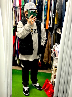 「VANS（バンズ）のアイテム（キャップ）」を使った、( ^ω^ )Hiko743さん（メンズ・172cm）の秋コーディネート