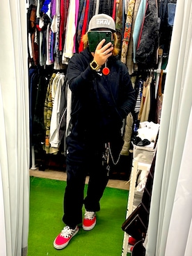 「VANS（バンズ）のアイテム（キャップ）」を使った、( ^ω^ )Hiko743さん（メンズ・172cm）の秋コーディネート