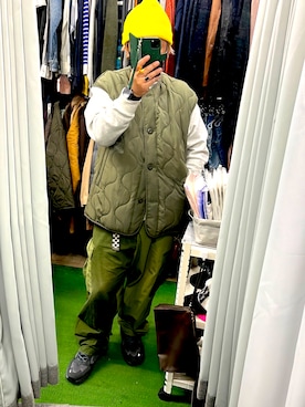 「MONKEY TIME（モンキータイム）のアイテム（スウェット）」を使った、( ^ω^ )Hiko743さん（メンズ・172cm）の秋コーディネート