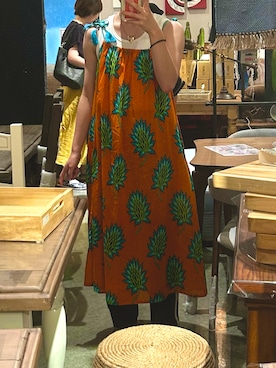 「チャイハネ（チャイハネ）のアイテム（ワンピース/ドレス）」を使った、ホットサンドさん（レディース・161cm）の秋コーディネート
