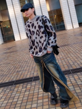 「アイテム（ハンチング/ベレー帽）」を使った、AKiさん（メンズ・168cm・20代）の冬コーディネート