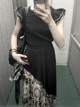 「TORY BURCH（トリーバーチ）のアイテム（トートバッグ）」を使った、Haruna____さん（レディース・153cm）の夏コーディネート