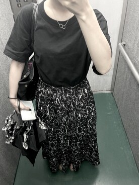 「TORY BURCH（トリーバーチ）のアイテム（トートバッグ）」を使った、Haruna____さん（レディース・153cm）の夏コーディネート