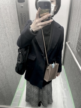 「RD（ルージュ ディアマン）のアイテム（ジャケット/アウター）」を使った、Haruna____さん（レディース・154cm）の秋コーディネート