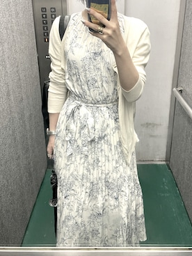 「VERSACE（ヴェルサーチ）のアイテム（アナログ腕時計）」を使った、Haruna____さん（レディース・153cm）の夏コーディネート