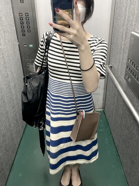 「TORY BURCH（トリーバーチ）のアイテム（トートバッグ）」を使った、Haruna____さん（レディース・154cm）の秋コーディネート