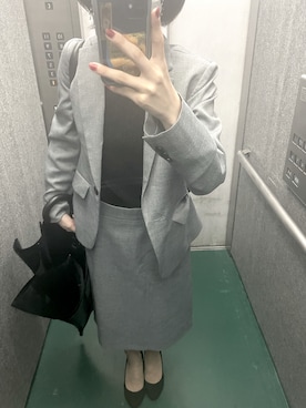 「GRL」｜「アイテム（スーツセット）」を使った、Haruna____さん（レディース・153cm）の秋コーディネート