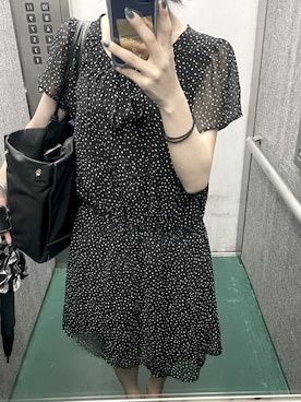 「3can4on（サンカンシオン）のアイテム（ワンピース/ドレス）」を使った、Haruna____さん（レディース・153cm）の夏コーディネート