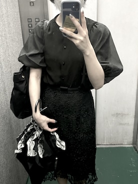 「TORY BURCH（トリーバーチ）のアイテム（トートバッグ）」を使った、Haruna____さん（レディース・153cm）の夏コーディネート