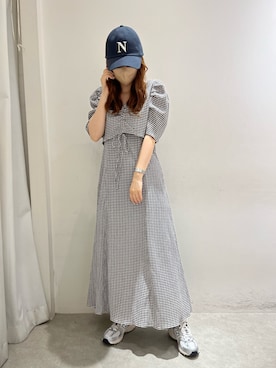 「NUN（エヌユーエヌ）のアイテム」を使った、alice1129さん（レディース・154cm）の夏コーディネート