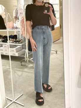 「スポサン」｜miguさん（レディース・164cm）の春コーディネート