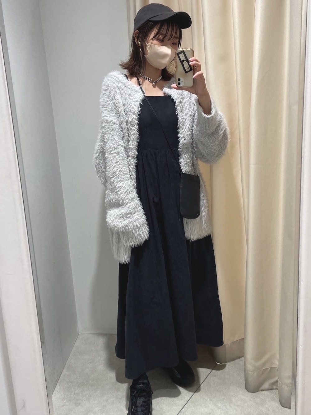 miguさんの「後ろリボンキャミワンピース（one after another NICE CLAUP）」を使ったコーディネートの1枚目の写真