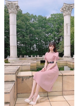 「emiriawiz（エミリアウィズ）のアイテム」を使った、かれんさん（レディース・170cm）の春コーディネート