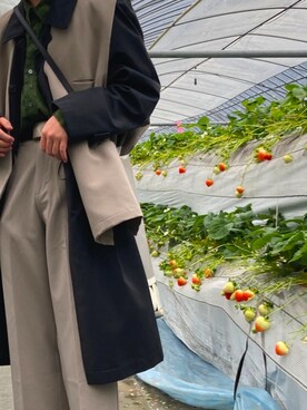 「古着好きな人と繋がりたい」｜「アイテム（ステンカラーコート）」を使った、たくさん（メンズ・163cm）の春コーディネート