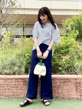 ponさん（レディース・170cm）の夏コーディネート