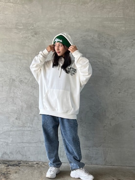 「SUGGESTION（サジェッション）のアイテム」を使った、Juriさん（レディース・154cm）の秋コーディネート