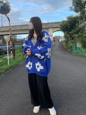 「SUGGESTION（サジェッション）のアイテム」を使った、Juriさん（レディース・154cm）の秋コーディネート