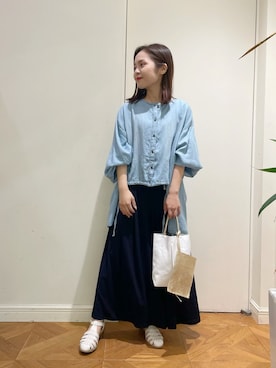「KATHARINE ROSS（キャサリンロス）のアイテム（シューズ）」を使った、shigek3さん（レディース・148cm）の春コーディネート