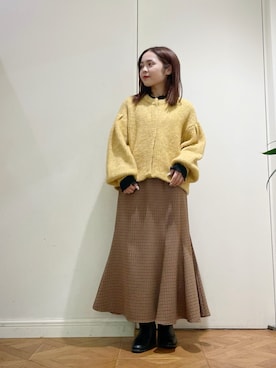 「KATHARINE ROSS（キャサリンロス）のアイテム（ニット/セーター）」を使った、shigek3さん（レディース・148cm）の冬コーディネート