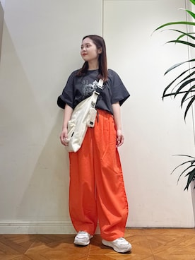 「KATHARINE ROSS（キャサリンロス）のアイテム（パンツ）」を使った、shigek3さん（レディース・148cm）の夏コーディネート