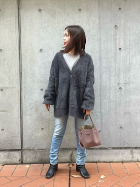 「C.C.CROSS（シーシークロス）のアイテム」を使った、shigek3さん（レディース・148cm）の冬コーディネート