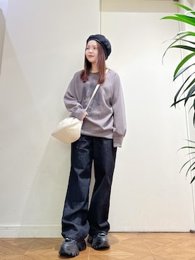 「アイテム（スウェット）」を使った、shigek3さん（レディース・148cm）の秋コーディネート