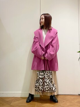 「KATHARINE ROSS（キャサリンロス）のアイテム（ダウンジャケット/コート）」を使った、shigek3さん（レディース・148cm）の秋コーディネート