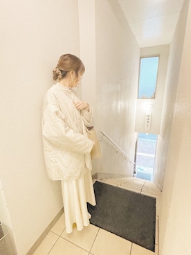「ANAP（アナップ）のアイテム（その他アウター）」を使った、wanta22さん（レディース・154cm）の冬コーディネート