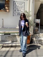 ナイロンコットンカーゴパンツ -ウォッシャブル- beauty&youth adidas spezial」のメンズ人気ファッションコーディネート - WEAR